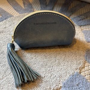 Portland Leather Taco pouch with  Tassel